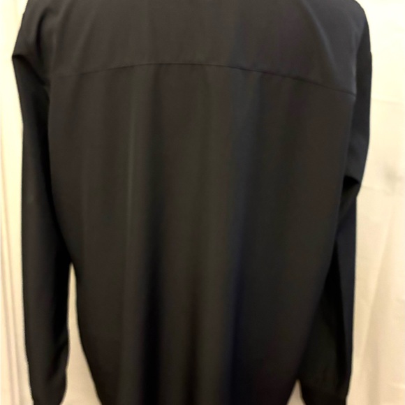 ScrubAid 2X full zip scrub jacket, charcoal, gray, lightweight - Picture 2 of 4